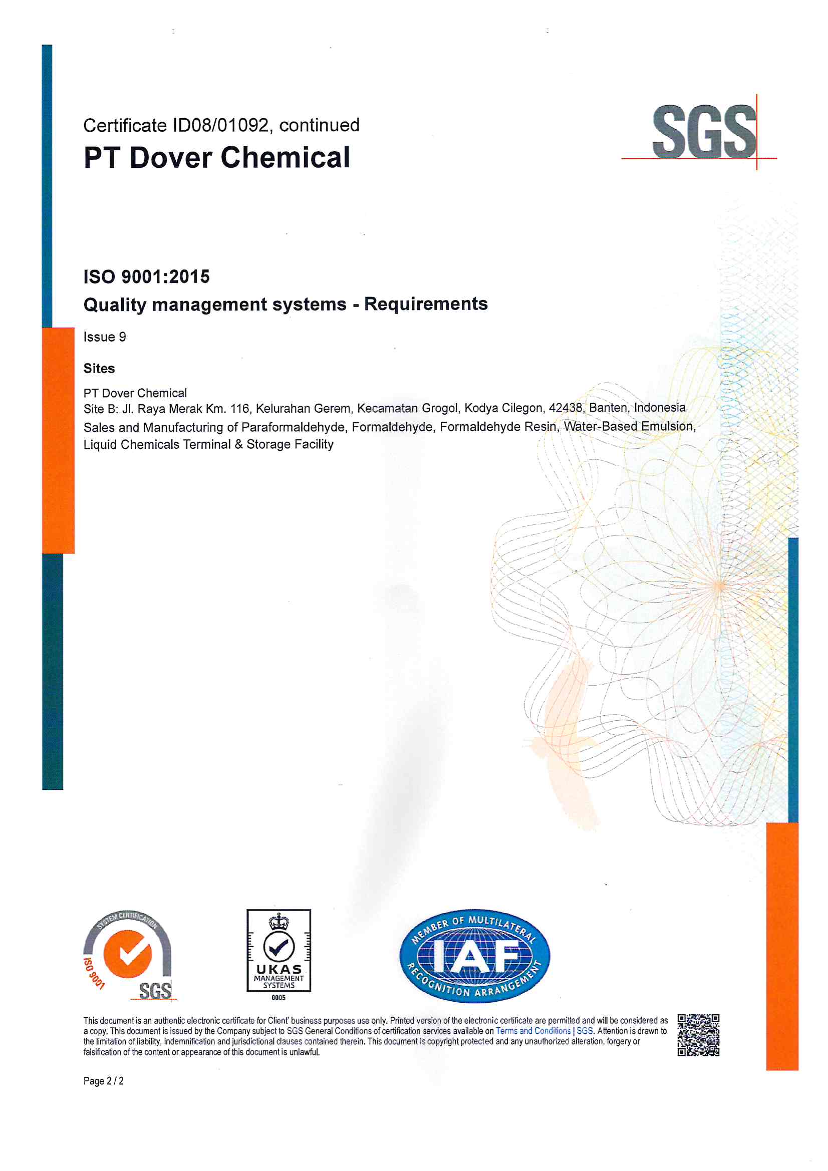 ISO 9001;2015 (23 May 2026 - 23 May 2029)